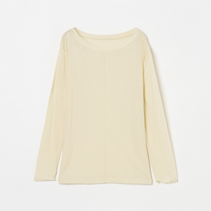 【smooth skin series】wide crew neck