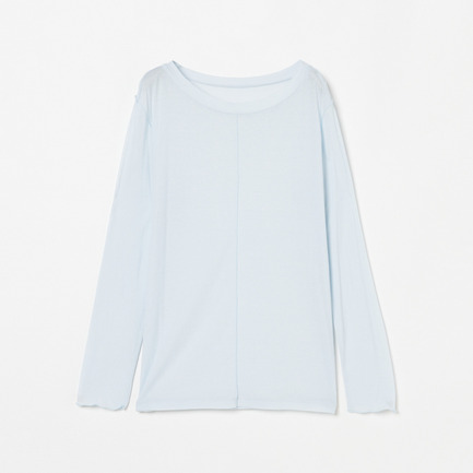 【smooth skin series】wide crew neck