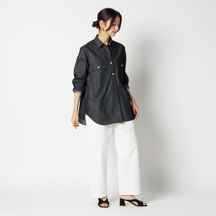 DENIM BIG SHIRT 詳細画像 ブラック 2