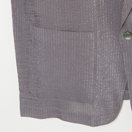 SHEER DOBBY STRIPE JACKET 詳細画像 ミディアムグレー 4