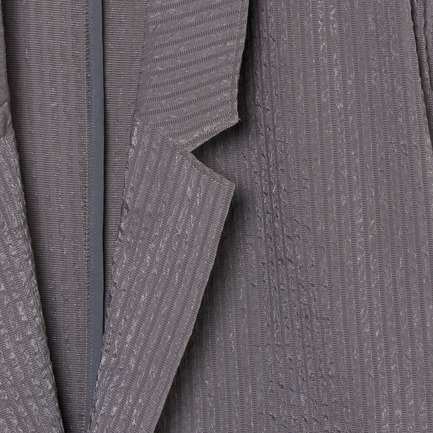 SHEER DOBBY STRIPE JACKET 詳細画像 ミディアムグレー 5