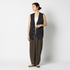 SHEER DOBBY STRIPE VEST 詳細画像