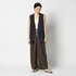 SHEER DOBBY STRIPE VEST 詳細画像