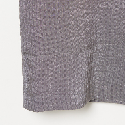 SHEER DOBBY STRIPE VEST 詳細画像 ミディアムグレー 4