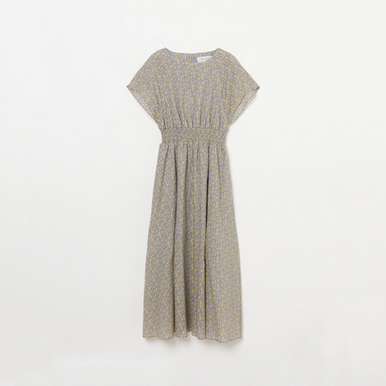 PRINTED SEERSUCKER DRESS