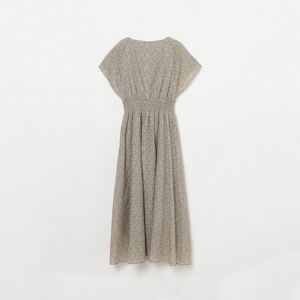 PRINTED SEERSUCKER DRESS 詳細画像 ライトグレー 1