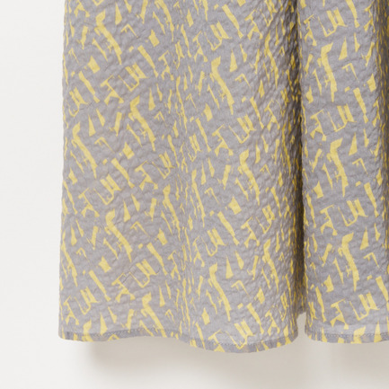 PRINTED SEERSUCKER DRESS 詳細画像 ライトグレー 4