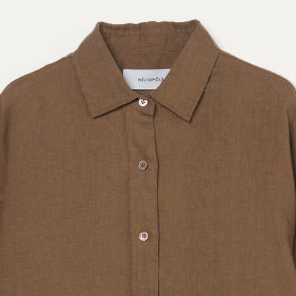 FRENCH LINEN SHIRT 詳細画像 ダークブラウン 2