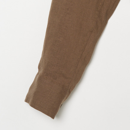 FRENCH LINEN SHIRT 詳細画像 ダークブラウン 3