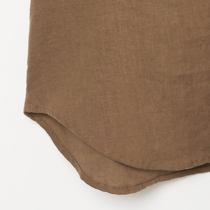 FRENCH LINEN SHIRT 詳細画像 ダークブラウン 4