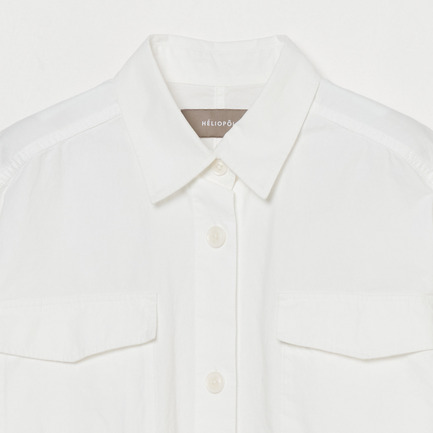 WASHED HALF SLEEVE SHIRT 詳細画像 ホワイト 2
