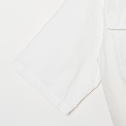 WASHED HALF SLEEVE SHIRT 詳細画像 ホワイト 3