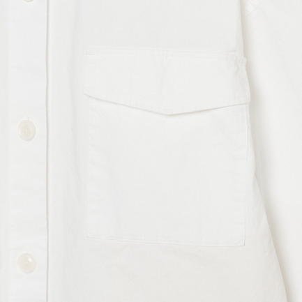 WASHED HALF SLEEVE SHIRT 詳細画像 ホワイト 5