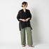 LINEN MESH BAND COLLER SHIRT 詳細画像