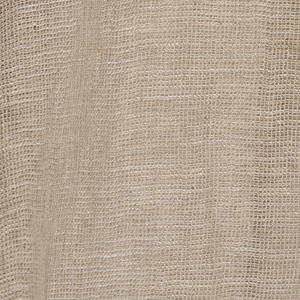 LINEN MESH BAND COLLER SHIRT 詳細画像 ブラック 6