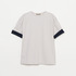 COTTON CONTRAST CUFF TEE 詳細画像
