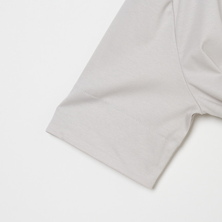 COTTON CONTRAST CUFF TEE 詳細画像 ライトグレー 6