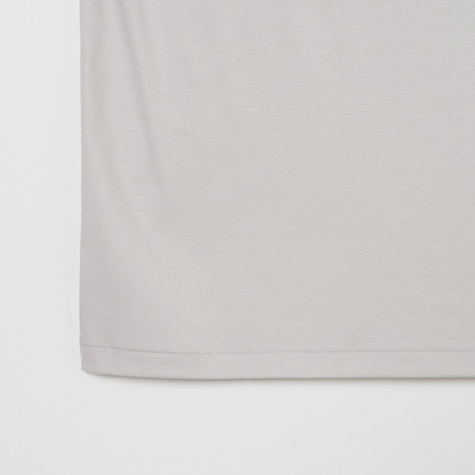 COTTON CONTRAST CUFF TEE 詳細画像 ライトグレー 7
