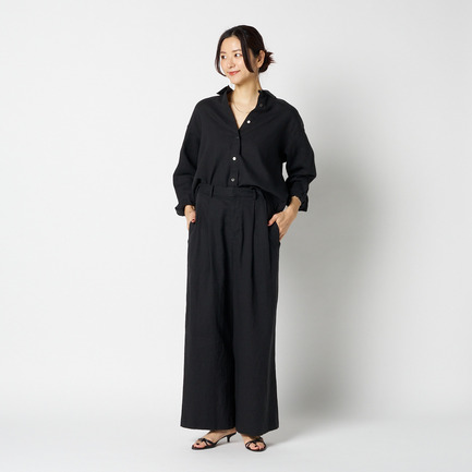 FRENCH LINEN PANTS 詳細画像 ブラック 13