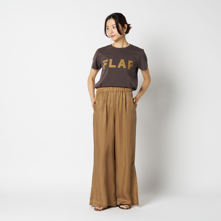 CUPRO SLIT EASY PANTS 詳細画像 キャメル 4