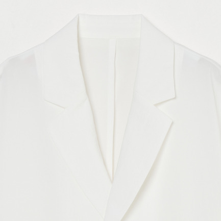 DRY TOUCH HALF SLEEVE JACKET 詳細画像 ホワイト 2