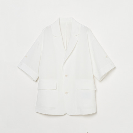 DRY TOUCH HALF SLEEVE JACKET 詳細画像 ホワイト 7