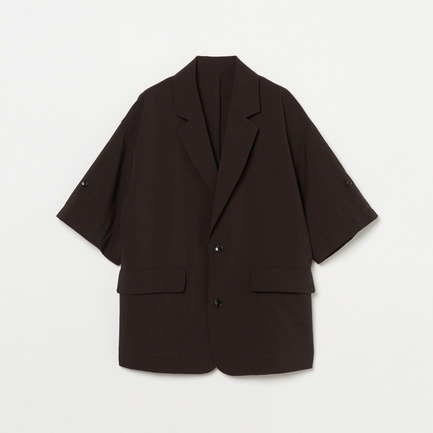 DRY TOUCH HALF SLEEVE JACKET 詳細画像 ダークブラウン 1