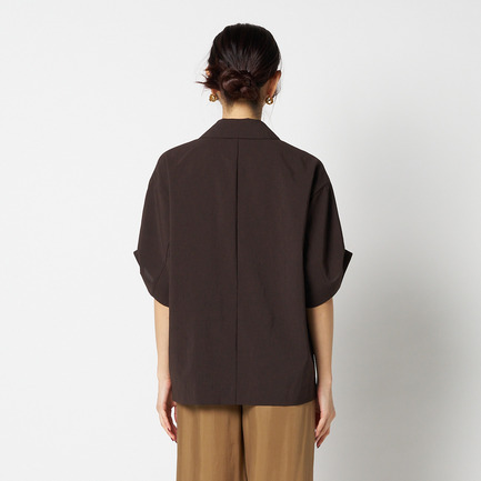 DRY TOUCH HALF SLEEVE JACKET 詳細画像 ダークブラウン 4