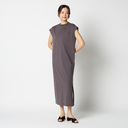 RELAXED POCKET MAXI DRESS 詳細画像 チャコールグレー 12