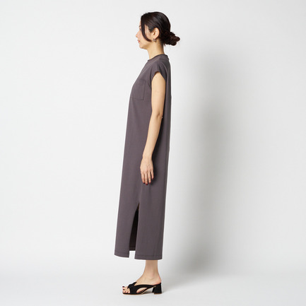 RELAXED POCKET MAXI DRESS 詳細画像 チャコールグレー 8