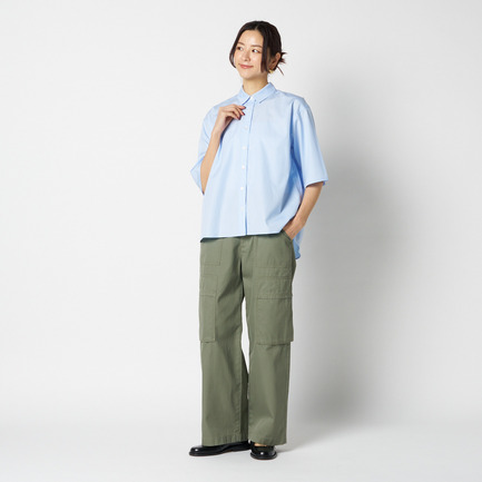 BACK VOLUME SHIRT 詳細画像 サックス 11
