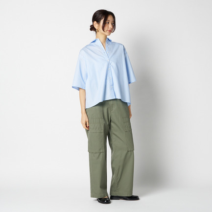 BACK VOLUME SHIRT 詳細画像 サックス 13