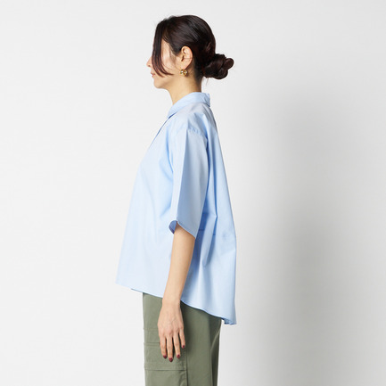 BACK VOLUME SHIRT 詳細画像 サックス 9
