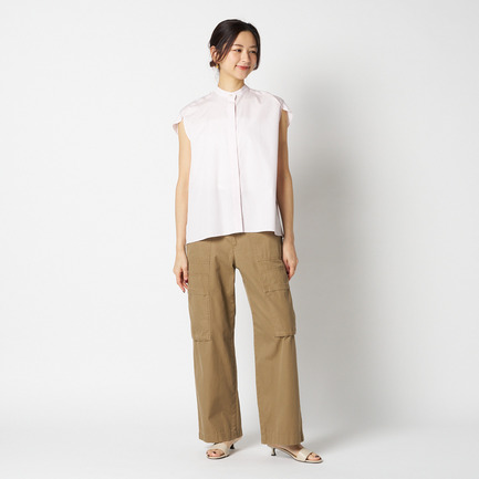 BACK VOLUME STAND COLLAR SHIRT 詳細画像 ピンク系 8