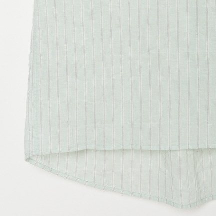 STRIPE BAND COLLER SHIRT 詳細画像 グリーン系 4