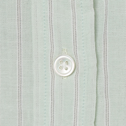 STRIPE BAND COLLER SHIRT 詳細画像 グリーン系 5