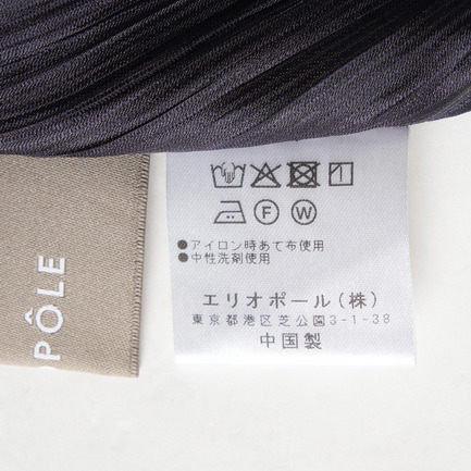 SHINY SHEER RIPPLE CAMISOLE 詳細画像 ブラック 7