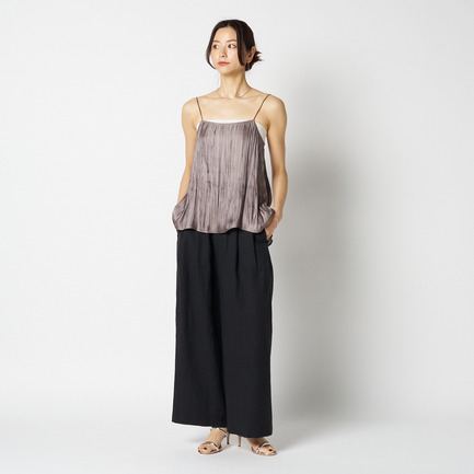 SHINY SHEER RIPPLE CAMISOLE 詳細画像 カーキ 3