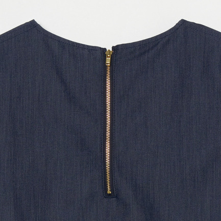 DENIM SLEEVELESS BLOUSE 詳細画像 ダークブルー 3