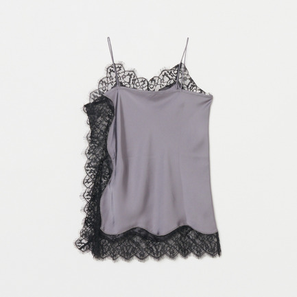 SATIN LACE CAMISOLE 詳細画像 ミディアムグレー 1