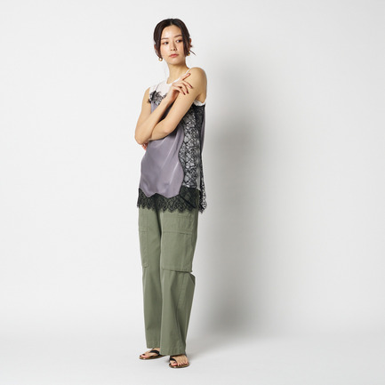 SATIN LACE CAMISOLE 詳細画像 ミディアムグレー 11