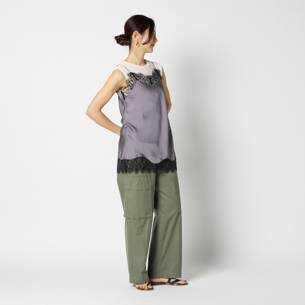 SATIN LACE CAMISOLE 詳細画像 ミディアムグレー 12