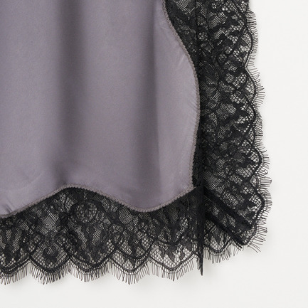 SATIN LACE CAMISOLE 詳細画像 ミディアムグレー 5