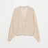 SHEER LINEN KNIT V NECK CARDIGAN 詳細画像