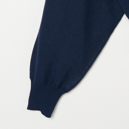 SHEER LINEN KNIT V NECK CARDIGAN 詳細画像 ネイビー 3