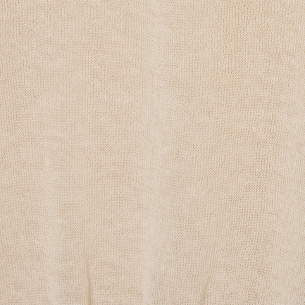 SHEER LINEN KNIT CREW NECK 詳細画像 ベージュ 5