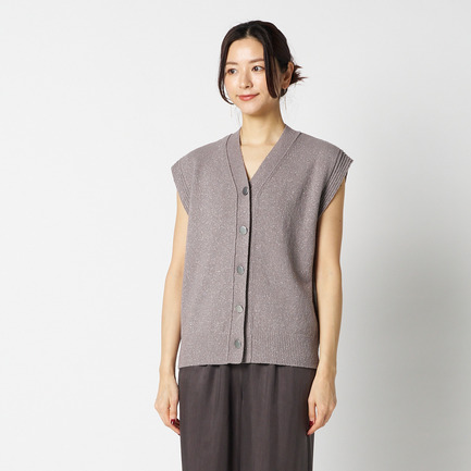 METAL BUTTON KNIT VEST 詳細画像 ミディアムグレー 7