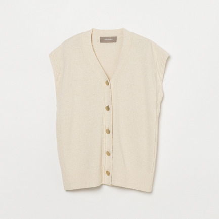 METAL BUTTON KNIT VEST