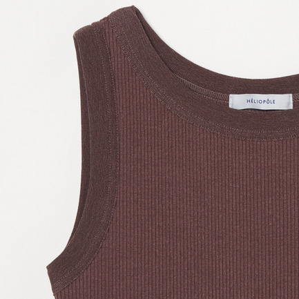 FADE RIB TANK 詳細画像 ワイン 3