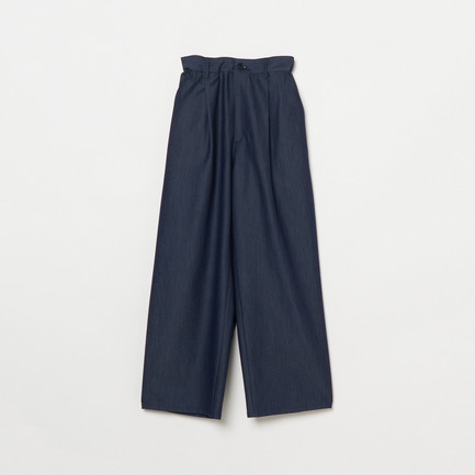 DENIM DRAWSTRING PANTS